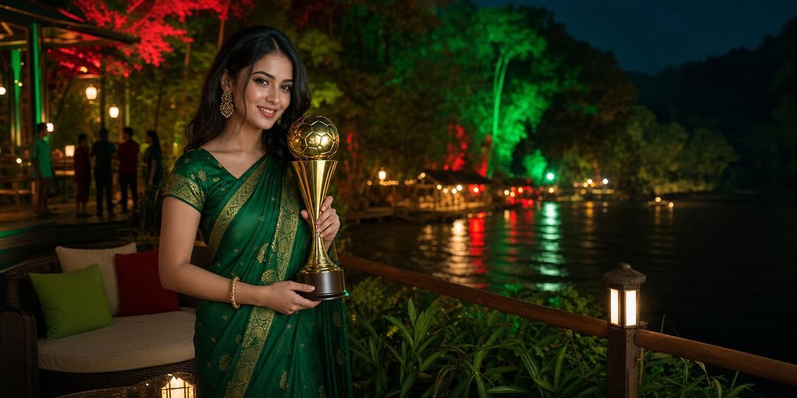 গাজীপুরে শাড়ি পরা নারী স্পোর্টস বেটিং করছেন মোবাইলে